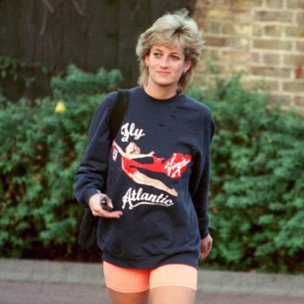 Oversized Princess Diana Virgin Atlantic Jumper